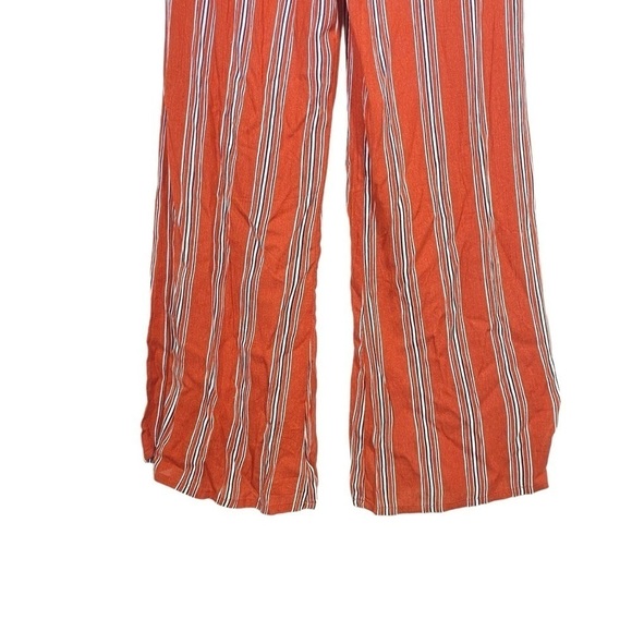 Audrey 3 Plus One Women S deep v-neck tie front flutter sleeve wide leg Jumpsuit - Picture 2 of 11